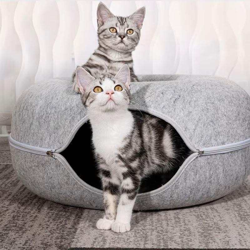 Lit pour Chat - ChatCondo™ - Gris Clair - Chat Bouge