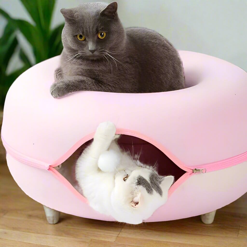 Lit pour Chat - ChatCondo™ - Rose - Chat Bouge