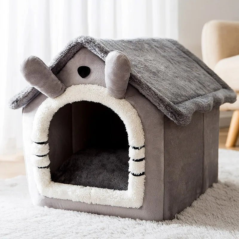 Maison Chat - PetCocon™ - Gris - Chat Bouge